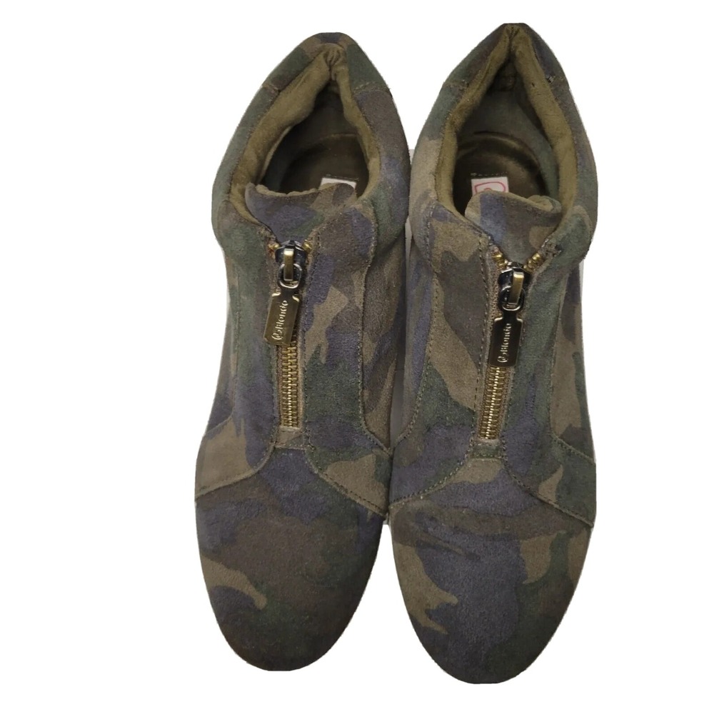 Blondo Glenda Waterproof Camo Zip Up Ankle Booties Comfortable Shoes comfort